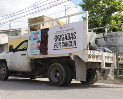 Continúa el Ayuntamiento de Benito Juárez con la campaña de recolección de cacharros para prevenir enfermedades transmitidas por mosquitos
